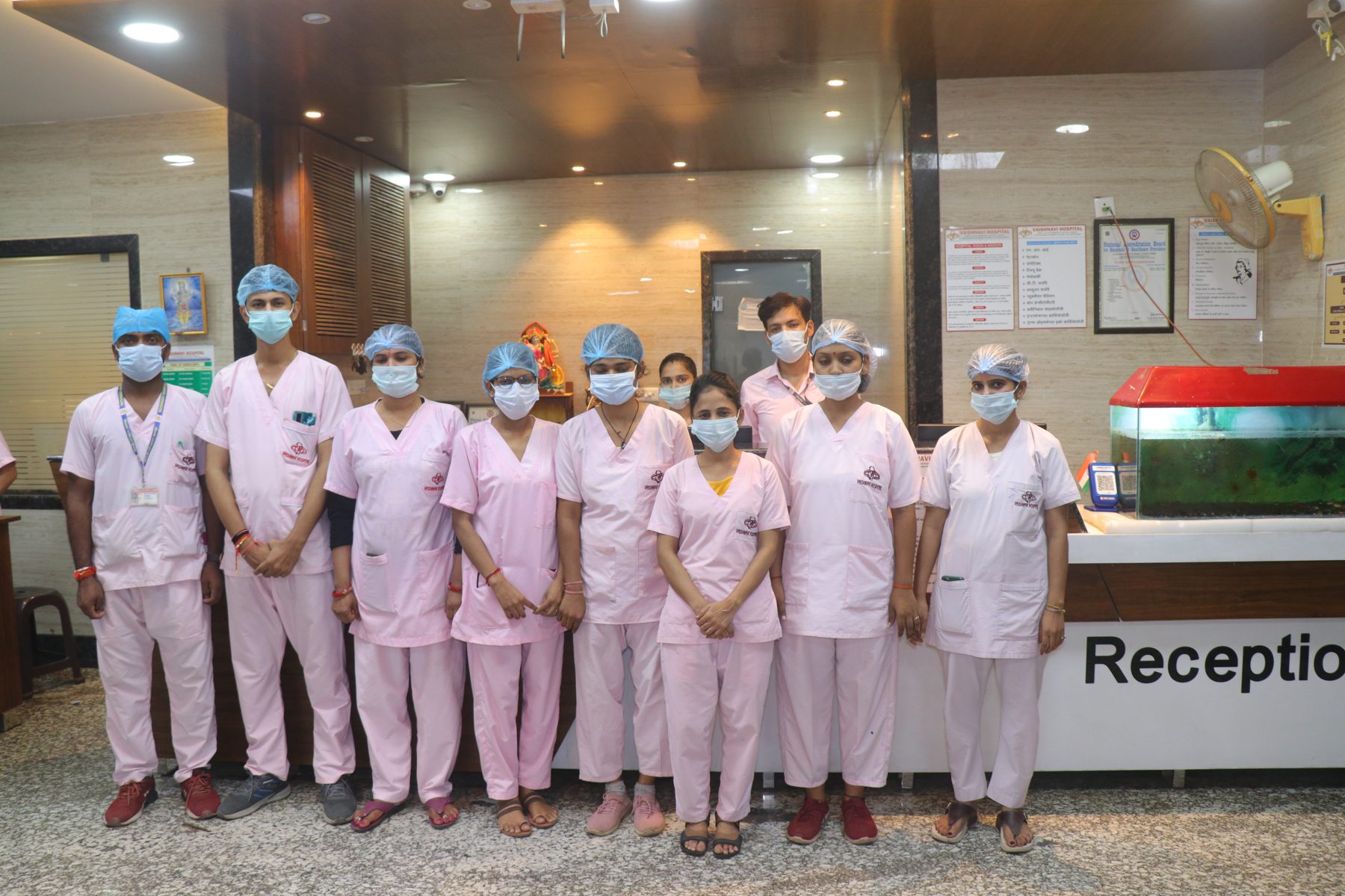 Vaishnavi Hospital reception team